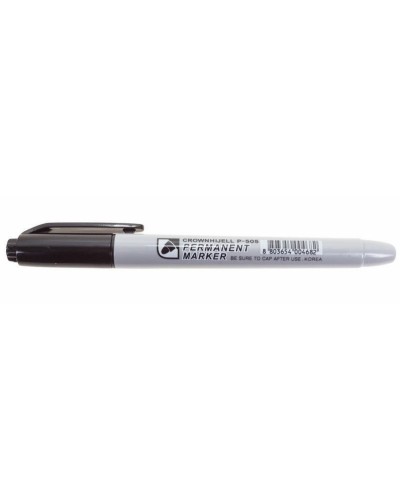 Маркер перманентный Crown «Multi Marker Slim» 2 мм, черный, пулевидный (08-8201): Ручка для маркировки в Уфе