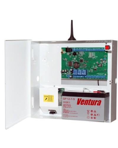 S632-2GSM-BK25-W (S632-2GSM-BK), Бокс-комплект под 7Ач, белый. Устройство оконечное объектовое приемно-контрольное c GSM коммуникатором. Проксима в Уфе