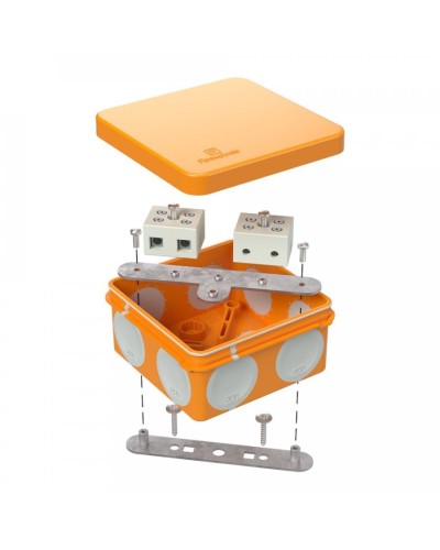 Коробка огнестойкая 80х80х40 (60-0210-FR10.0-4). Коробка огнестойкая для открытой установки. Промрукав в Уфе