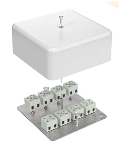 Коробка огнестойкая 103х103х45 для кабель-канала (40-0470-FR6.0-6). Коробка огнестойкая для кабель-канала. Промрукав в Уфе