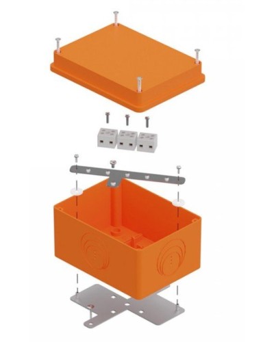 Коробка огнестойкая 150х110х90 E15-E120 для о/п (40-0351-FR1.5-6). Коробка огнестойкая для открытой установки. Промрукав в Уфе