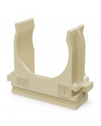Крепёж-клипса для труб АБС-пластик сосна D25 (100 шт) (PR13.0050). Крепление для труб ПВХ. Промрукав в Уфе