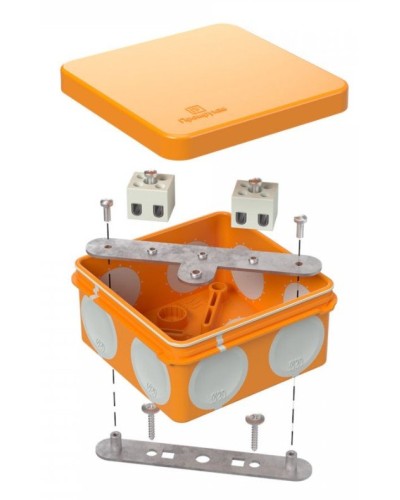 Коробка огнестойкая 80х80х40 (60-0210-FR2.5-6). Коробка огнестойкая для открытой установки. Промрукав в Уфе
