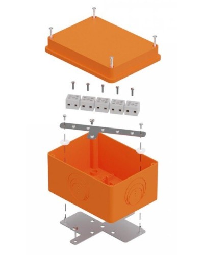 Коробка огнестойкая 150х110х90 E15-E120 для о/п (40-0351-FR2.5-10). Коробка огнестойкая для открытой установки. Промрукав в Уфе