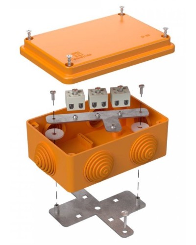 Коробка огнестойкая 120х80х50 (40-0340-FR1.5-6). Коробка огнестойкая для открытой установки. Промрукав в Уфе