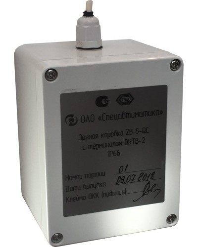 ZB-5-QC с DRTB-2 исп.02. Монтажная зонная коробка. Спецавтоматика, Москва в Уфе