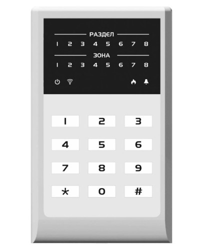 МИРАЖ-КД-04 (grey). Кнопочная кодовая панель. Стелс НПП в Уфе