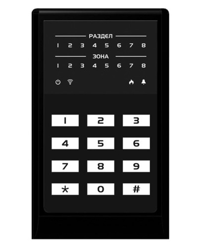 МИРАЖ-КД-04 (black). Кнопочная кодовая панель. Стелс НПП в Уфе
