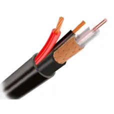 КВК-П 2х0.75 (outdoor) CCA Light. Кабель комбинированный для систем видеонаблюдения. Optimus