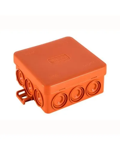 Коробка JBL085 85х85х38, 12 вых., 6P (0,15-6мм²) (43855HF): Коробка монтажная, огнестойкая, без галогена в Уфе
